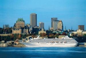 Crystal Symphony in Québec City. Photo Credit: Crystal Cruises