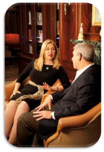 Edie with Larry Pimantel – CEO Azamara Club Cruises