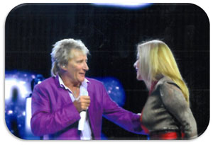 Edie and Rod Stewart