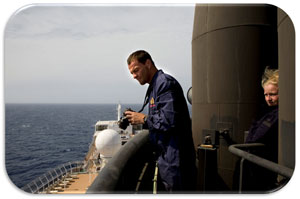 Jerome captures images alongside the famous Queen Elizabeth funnel
