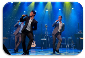 Performing with the Aussie Boys aboard Queen Elizabeth