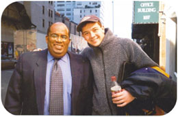 Hanging out with the "Today Show's" Al Roker