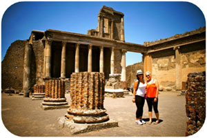 Braving the heat to experience Pompeii