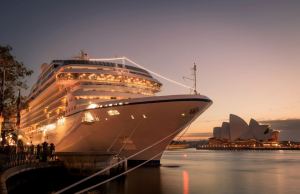 Oceania Marina by the Sydney Opera House. Photo Credit: Graham Jepson/Oceania Cruises