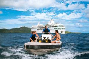Scuba diving excursion. Photo Credit: Paul Gauguin Cruises