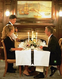 The Restaurant aboard Sea Cloud. Photo Credit: Sea Cloud Cruises