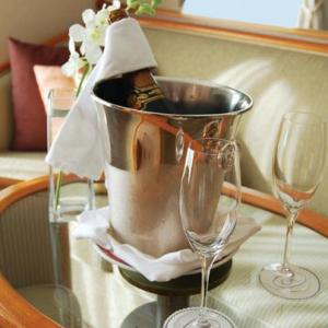 Welcome bottle of champagne.  Photo Credit: Regent Seven Seas Cruises