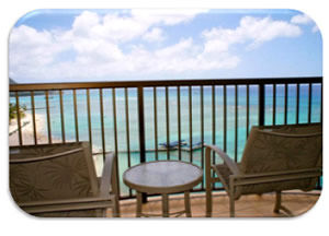 The view from the balcony of Rainbow Tower room 1705